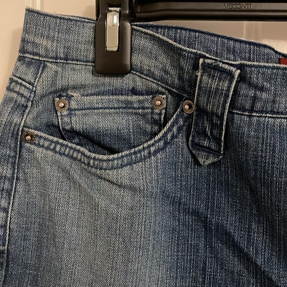 Jones Wear Jeans women’s 14‎ sequin Studded pocket High Rise Waist Big Flare Leg - Picture 8 of 16